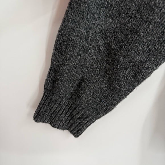 LL Bean 100% Lambs Wool Mens Ragg Size XL Tall Sweater Item ID 285175 Gray - Picture 4 of 10